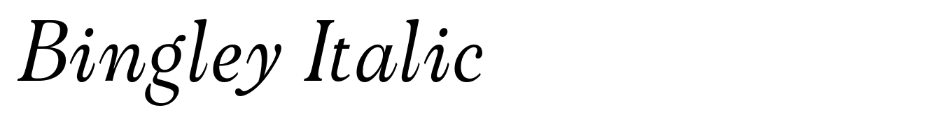 Bingley Italic